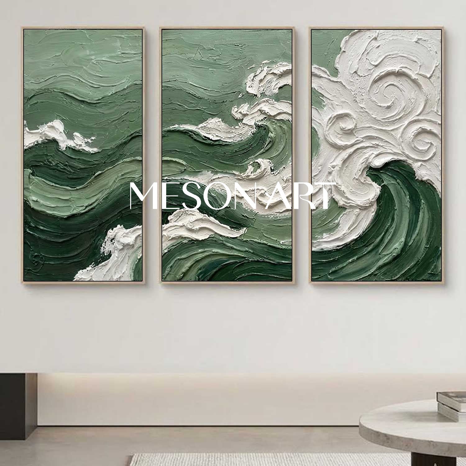 3 Piece Wall Art Triptych Canvas Art Above Sofa Triptych Wall Art Office Boardroom Canvas Art
